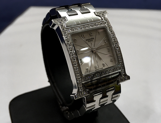 【エルメス 腕時計買取】HERMES Hウォッチ HH1.230 オールアッシュ ダイヤベゼルを再買取して初めてブランドの実力がわかる