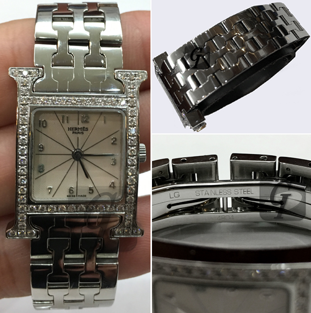 【エルメス 腕時計買取】HERMES Hウォッチ HH1.230 オールアッシュ ダイヤベゼルを再買取して初めてブランドの実力がわかる