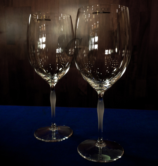 【Rene Lalique ルネ・ラリック】ワイングラスで アール・ヌーボーデザイン漂う神秘的な輝きをワインと共に楽しめる