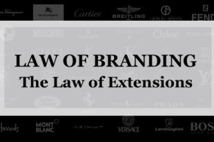 【ブランディング22の法則】ライン延長の法則：成功作を否定してラインの拡張を行う事はブランド力を著しく低下させる