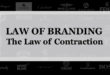 【ブランディング22の法則】収縮の法則：成功する前のブランドがフォーカスしたときの見られた 5 つのパターン