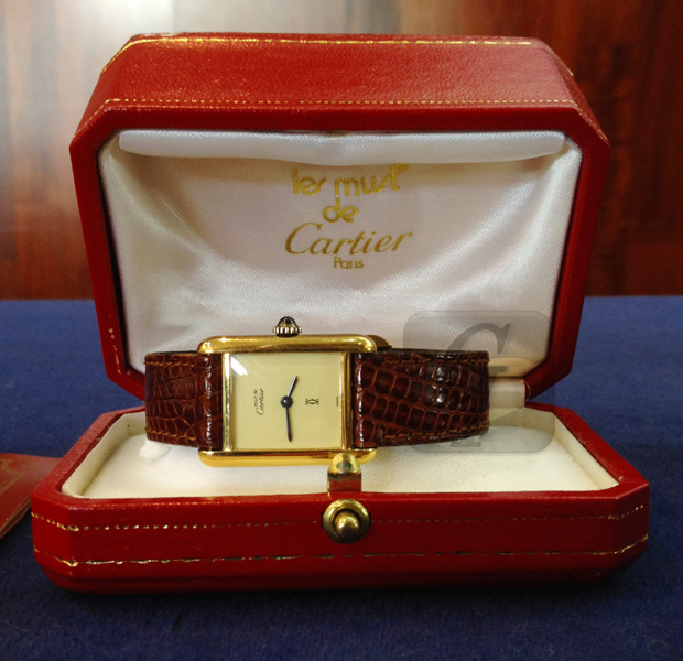 【Cartier】カルティエ マスト タンク ヴェルメイユ 手巻は約 35 年経った現在でも数少ない高額な絶版稀少モデル
