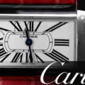 【Cartier】カルティエ ミニタンク ディヴァン クロコベルトは高額だが中古では安定した人気でプレゼントに最適、リーズナブルな定番モデル