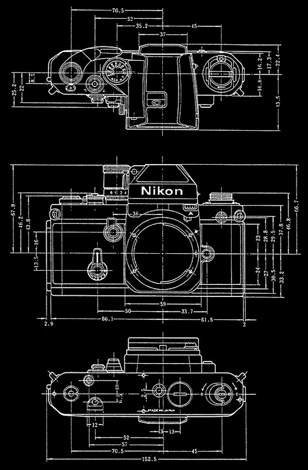【Nikon】ニコン”F”640万台 初期型一眼レフフィルムカメラは 約 60 年経っても 10 万円以上する世界市場を席巻した高機能戦略成功モデル