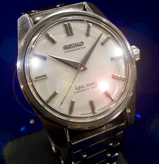 【Brand Shooting,Good Industrial design：Photo Collection】キングセイコー KING SEIKO 盾メダリオン 手巻 Rare Models About 50 years ago