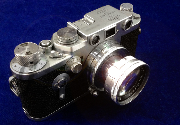 【Brand Shooting,Good Industrial design：Photo Collection】Leica IIIf Summicron Ernst Leitz Wetzlar ライカ バルナック セルフタイマー ズミクロンレンズ 1954