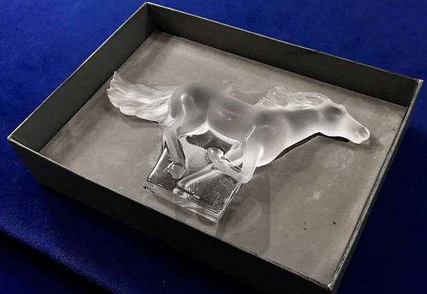 【Brand Shooting,Good Industrial design：Photo Collection】Lalique Kazak Crystal Ornament / ラリック カザック クリスタル オーナメント