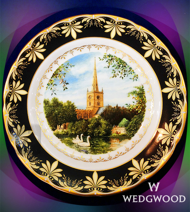 【WEDGWOOD】ウェッジウッド THE Historic Town of Stratford ヒストリックタウン ストラットフォード C＆S /P Set