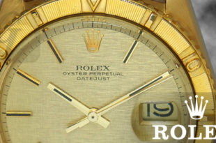 【ROLEX】デイトジャスト サンダーバードはゴールド製回転ベゼル搭載する不思議なヴィンテージモデル