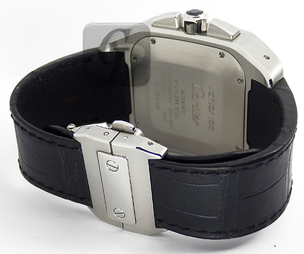 【Cartier】カルティエ サントス100 クロノグラフ Santos100 Chronograph は世界初の紳士用腕時計を継承している正統派モデル